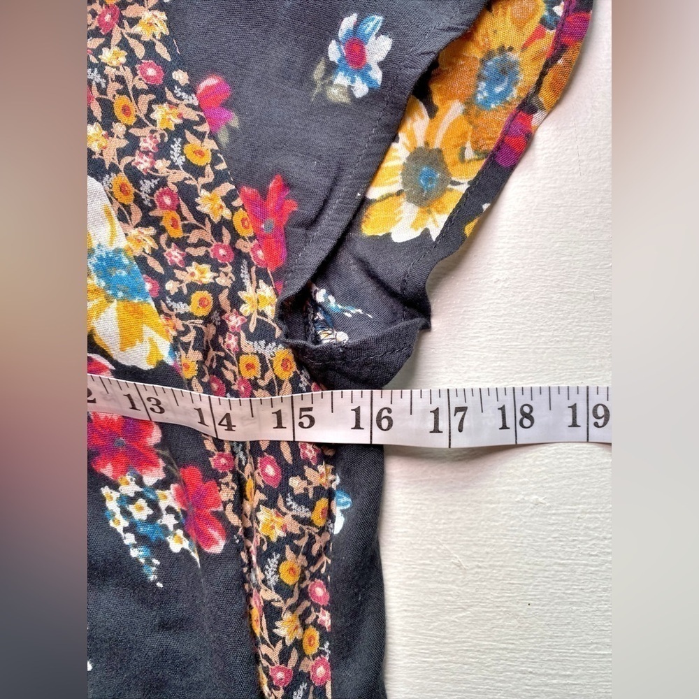 Hollister Y2K Baby Doll Patchwork Bohemian Floral Top - Picture 11 of 14